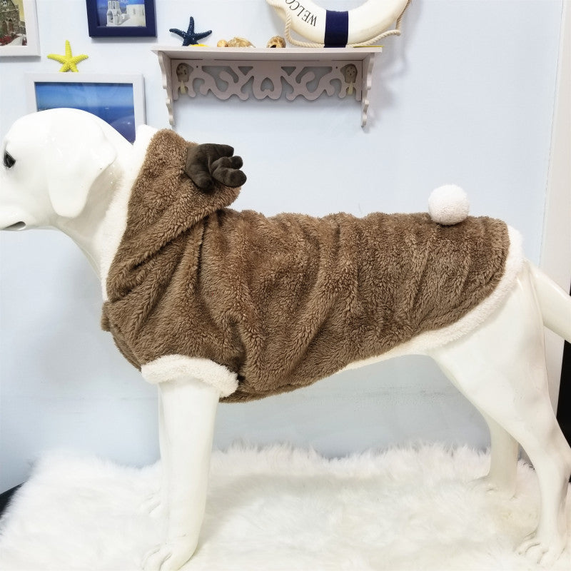 Large Dog Cotton Coat for Christmas