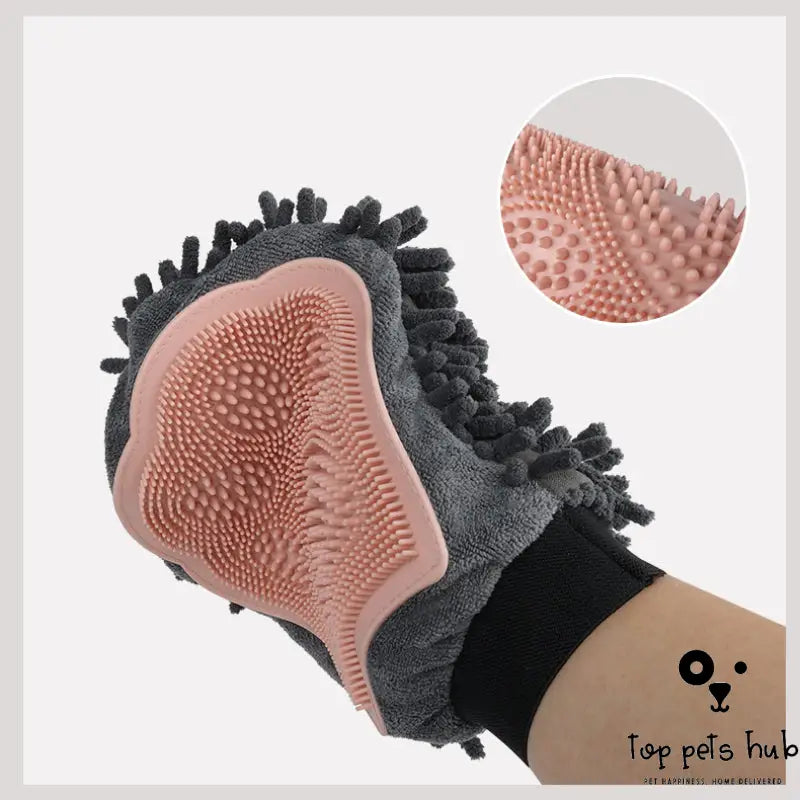 2-in-1 Grooming Glove for Pets