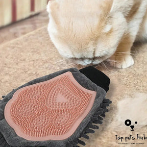 2-in-1 Grooming Glove for Pets