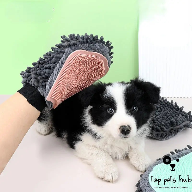 2-in-1 Grooming Glove for Pets