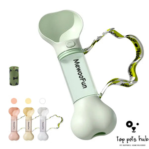 AquaPaws 2-in-1 Pet Water Bottle and Feeder