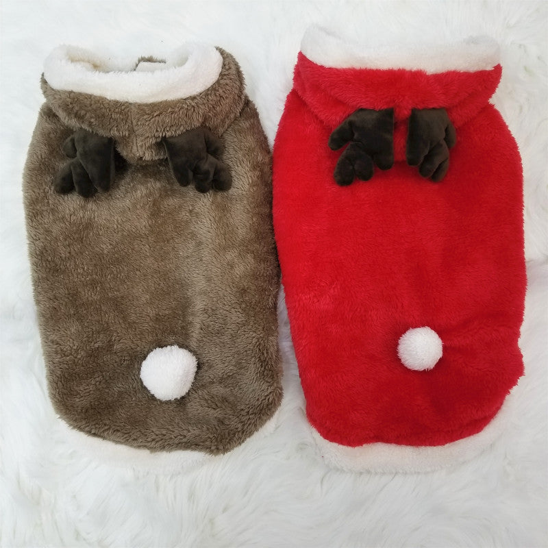 Large Dog Cotton Coat for Christmas