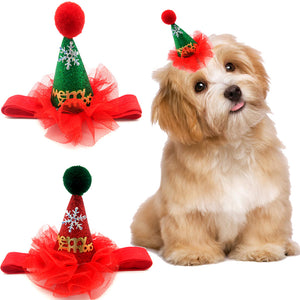 Adjustable Christmas Hat for Pets