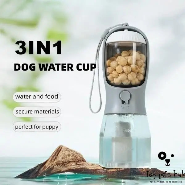 3-in-1 Portable Dog Water Cup