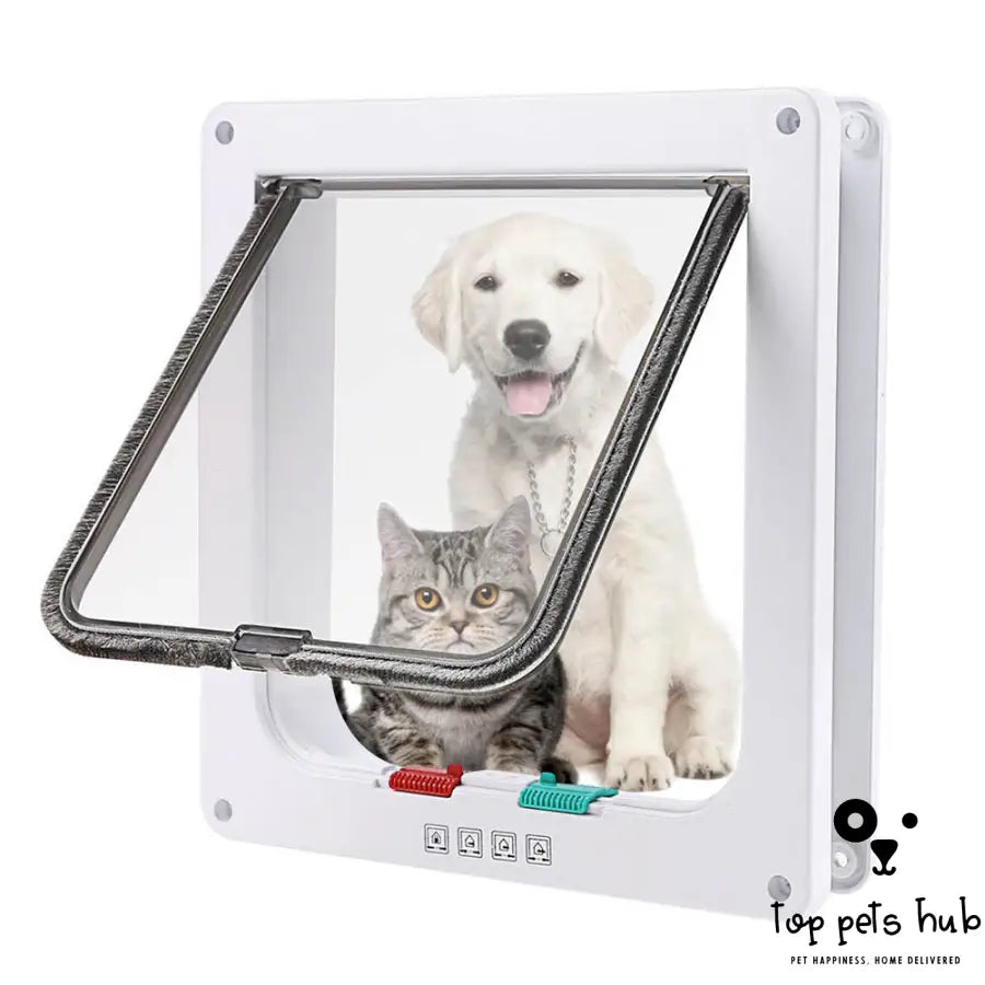 4 Way Lockable Pet Flap Door