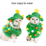 Funny Christmas Tree Costume for Dogs and Cats