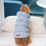 Warm Cotton Vest with Buckle for Dogs