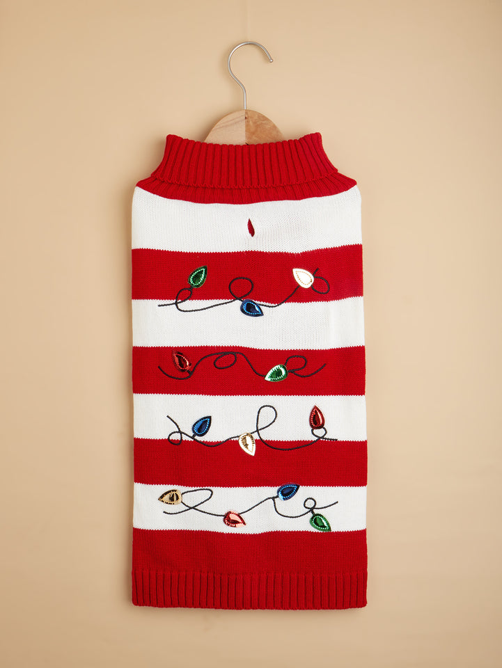 High Neck Christmas Sweater for Pets