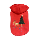 Cotton Sweater Coat for Christmas Pets