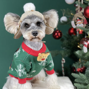 Christmas Padded Dog Sweater