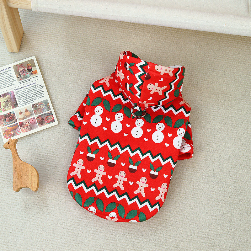 Christmas Sweatshirt Clothes for Dogs
