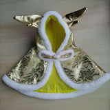 Brocade Satin Cloak for New Year Pets