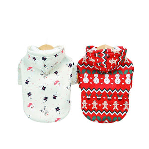 Christmas Sweatshirt Clothes for Dogs
