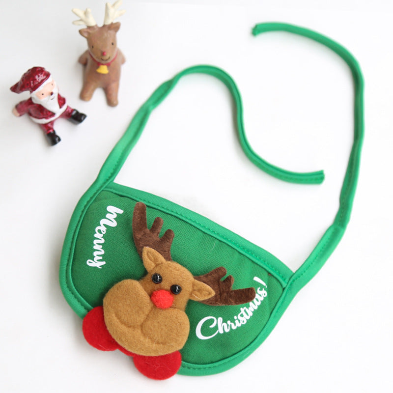 Green Terry Cloth Christmas Clothes for Dogs