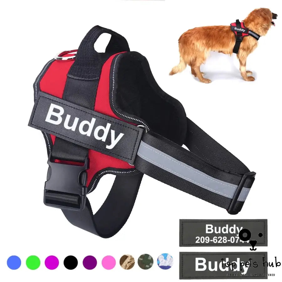 Reflective Breathable Pet Strap Vest