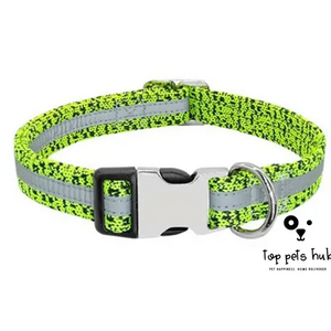 Adjustable Pet Collar with Nameplate