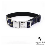 Adjustable Metal Buckle Fabric Collar for Small