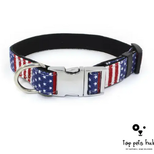 Adjustable Metal Buckle Fabric Collar for Small