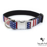 Adjustable Metal Buckle Fabric Collar for Small