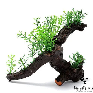 Aquarium Decorative Wood Plant