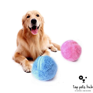 PlayPal Pet Electric Toy Ball - Automatic Plush for Pets