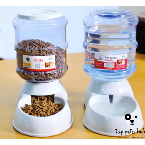 Automatic Pet Feeder and Water Fountain