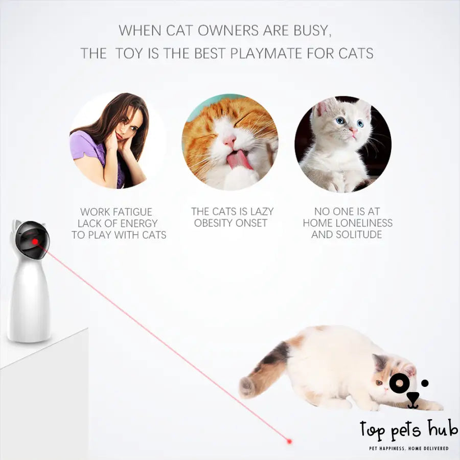 PlayBeam Smart LED Laser Cat Toy