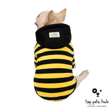 Striped Cotton Pet Coat