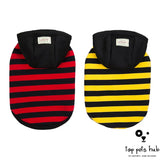 Striped Cotton Pet Coat