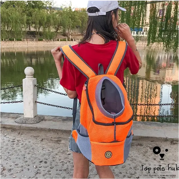 Portable Double Shoulder Dog Carrier Backpack
