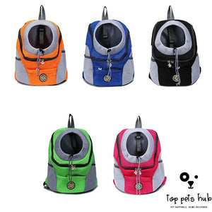 Portable Double Shoulder Dog Carrier Backpack