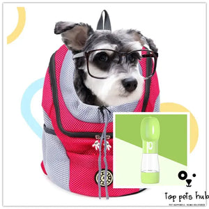 Portable Double Shoulder Dog Carrier Backpack