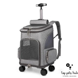 TravelComfy Pet Trolley Backpack