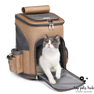 TravelComfy Pet Trolley Backpack