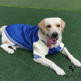 Baseball Uniform Pet Clothing Medium Large Dog Golden