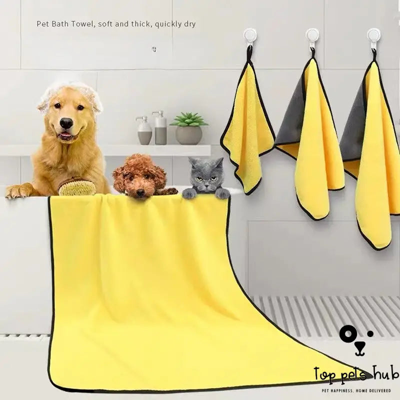 Quick-Drying Dog and Cat Towel