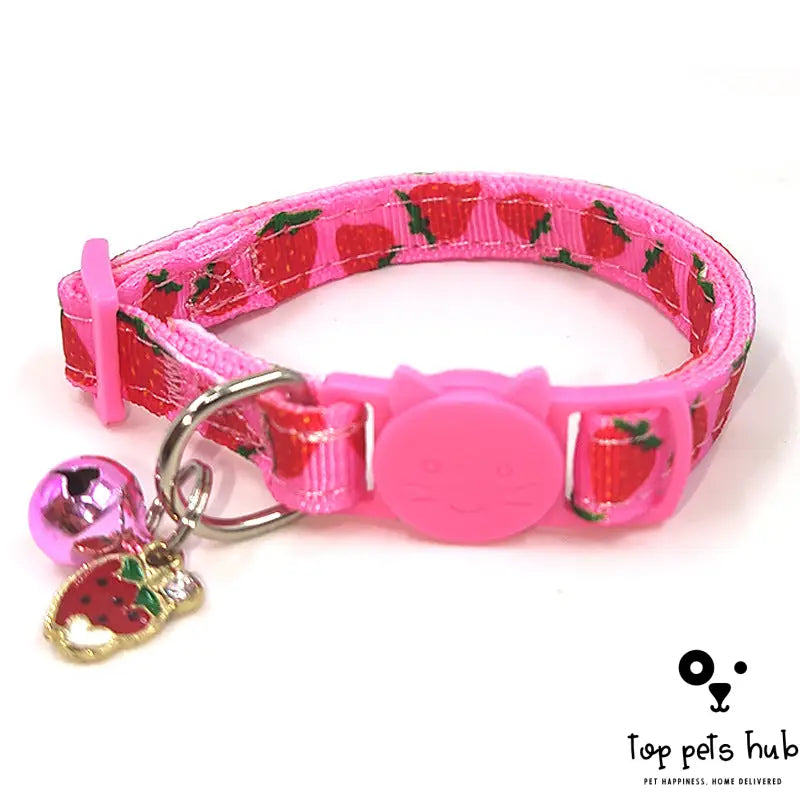 BellMeow Print Cat Collar with Bell