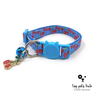 BellMeow Print Cat Collar with Bell