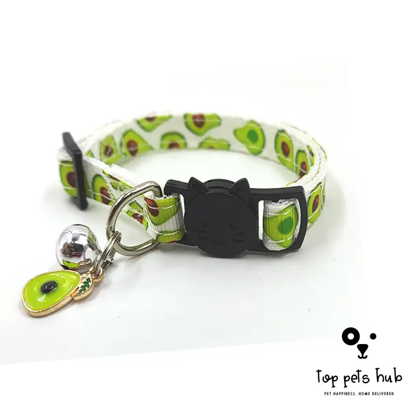 BellMeow Print Cat Collar with Bell