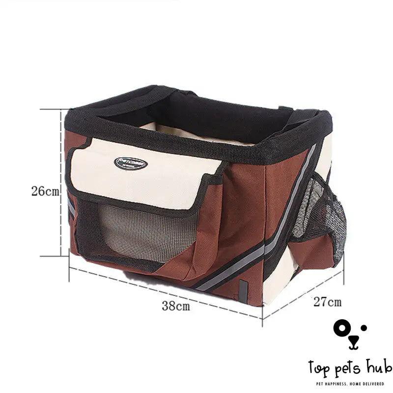 Portable Bicycle Carrier Seat for Small Dogs