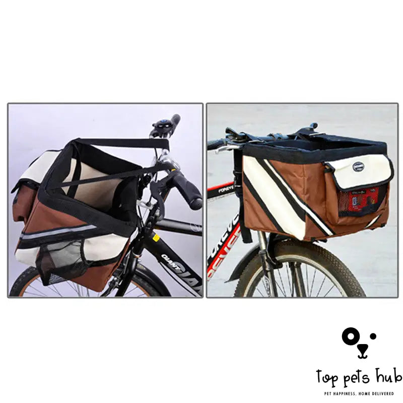 Portable Bicycle Carrier Seat for Small Dogs