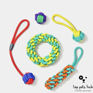 Dental Rope Knot Dog Toy Set