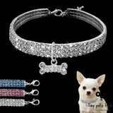 SparklePup Bling Rhinestone Dog Collar