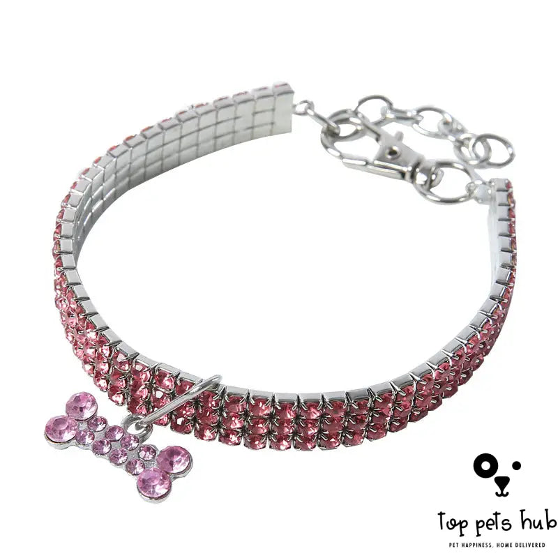 SparklePup Bling Rhinestone Dog Collar