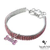 SparklePup Bling Rhinestone Dog Collar