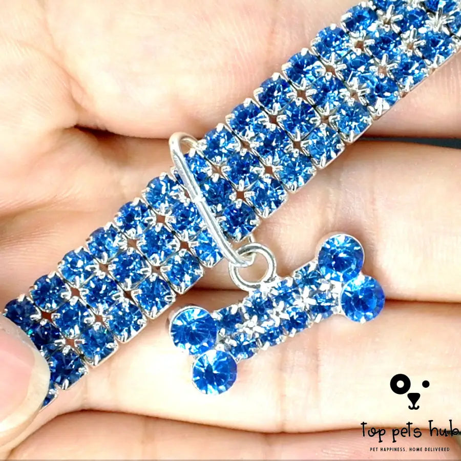 SparklePup Bling Rhinestone Dog Collar