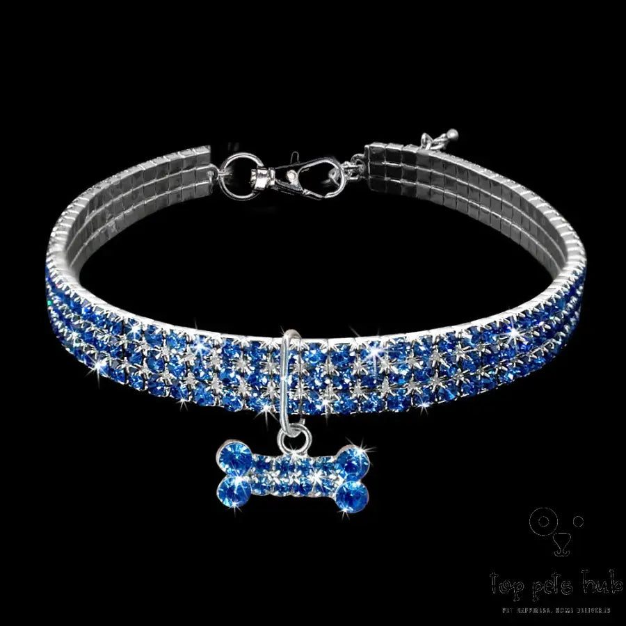 SparklePup Bling Rhinestone Dog Collar