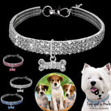 SparklePup Bling Rhinestone Dog Collar