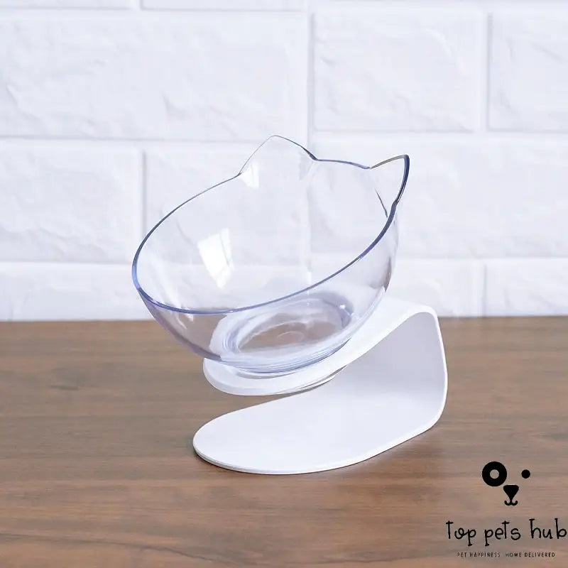 CerviSafe Non-Slip Double Cat Bowl with Raised Stand