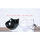 Inclined Food Cat Ear Pet Bowl